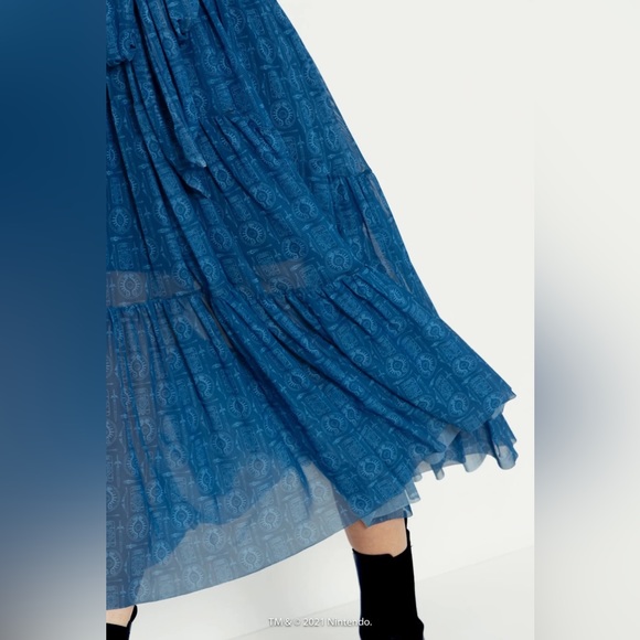 Zelda Weapons Wrap Midaxi Dress, Blackmilk size small - Picture 6 of 9